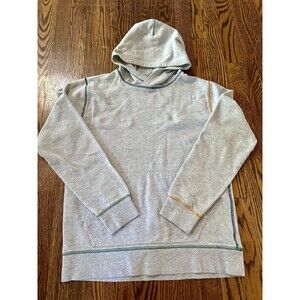 Crewcuts Boys Gray Hoodie Contrast Blue Green Trim Stitching Size XXL‎ 15-16 EUC